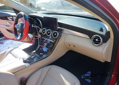 2017 Mercedes-Benz C 300 4Matic from USA, damaged, VIN 55SWF4KBXHU228467